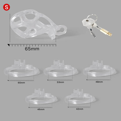 Desigh Ice Vision Clear Mamba Chastity Cage