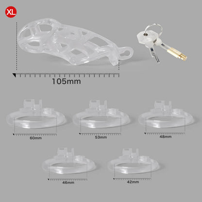 Desigh Ice Vision Clear Mamba Chastity Cage