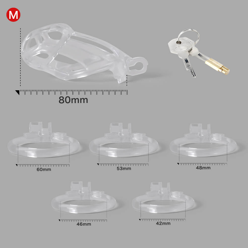 Desigh Ice Vision Clear Mamba Chastity Cage