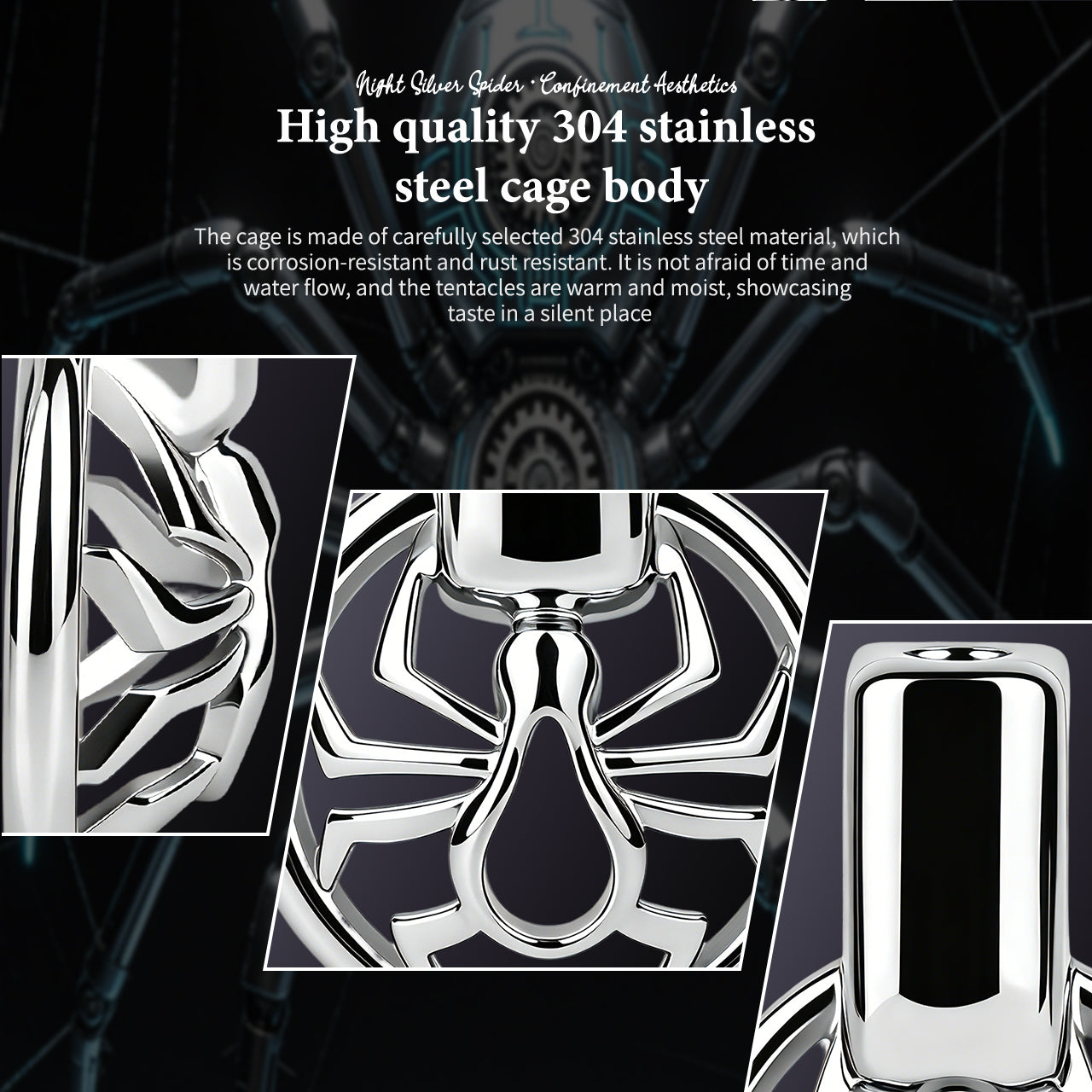 Night Silver Spider · Confinement Aesthetics