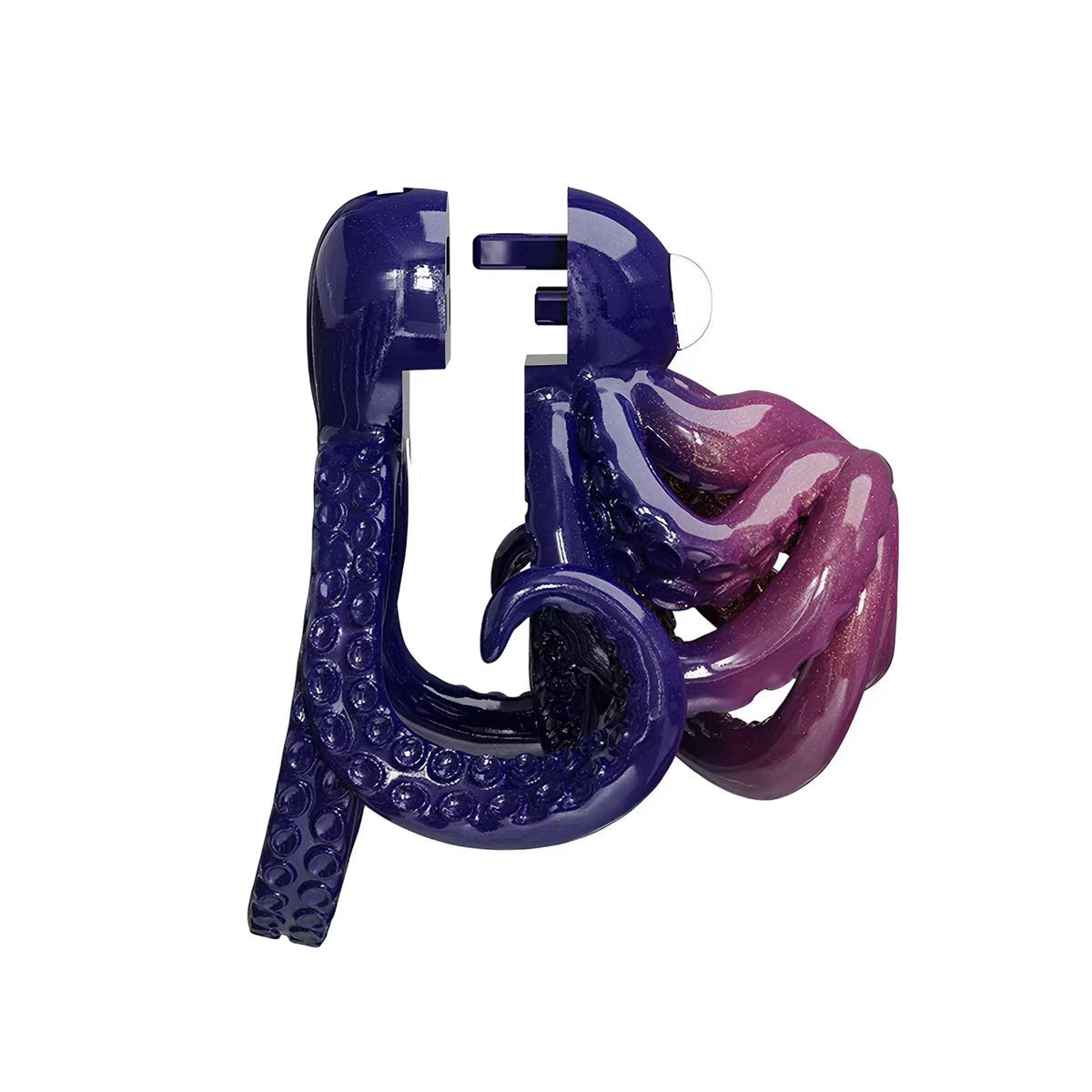 Octopus Resin Chastity Cage with 3D Tentacle Design