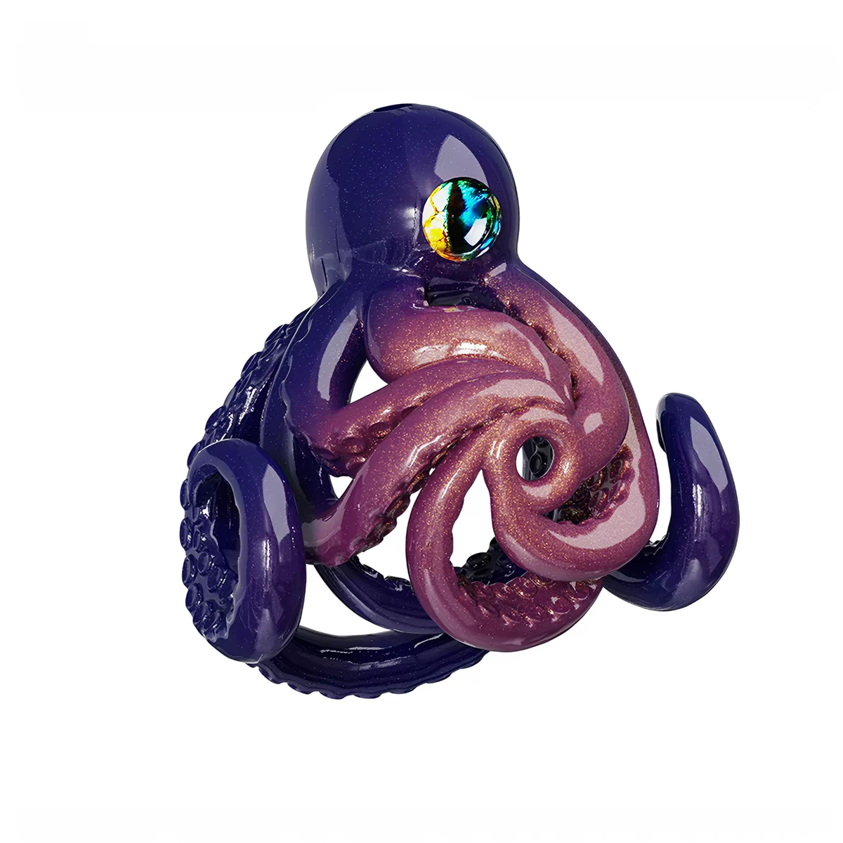 Octopus Resin Chastity Cage with 3D Tentacle Design