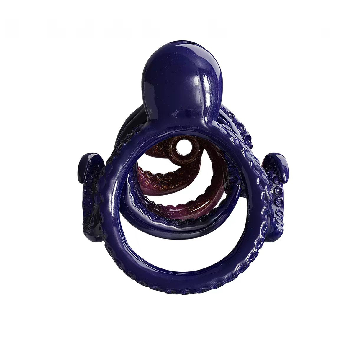 Octopus Resin Chastity Cage with 3D Tentacle Design