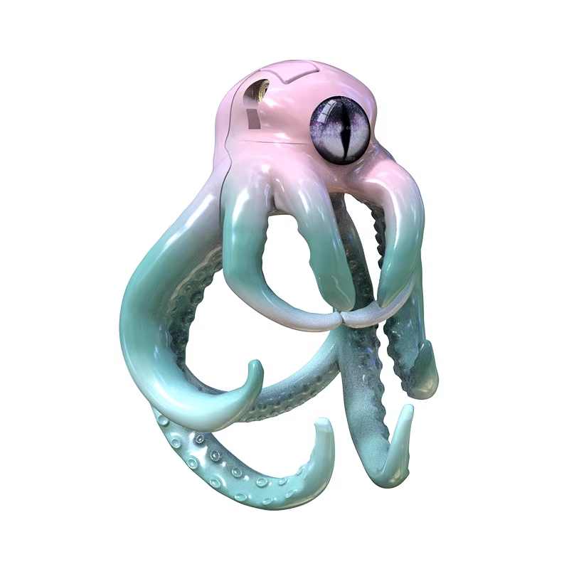 One-Eyed Octopus Chastity Cage - 