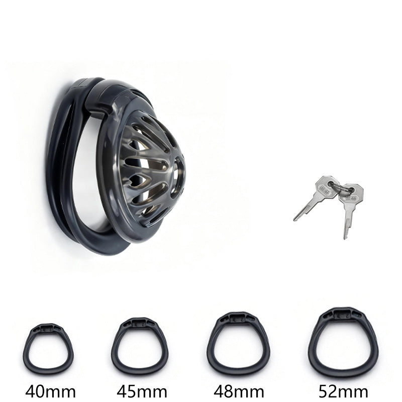 Black Generation 6 openwork cage with four pictured base rings