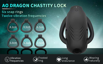 Orgulous Intelligent Control Vibration Chastity Cage