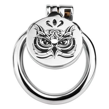 Owl Flat Chastity Cage - 3