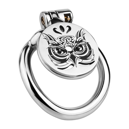Owl Flat Chastity Cage - 5