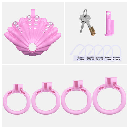 Pearls Chastity Cage - 13