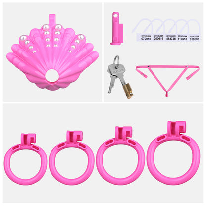 Pearls Chastity Cage - 17