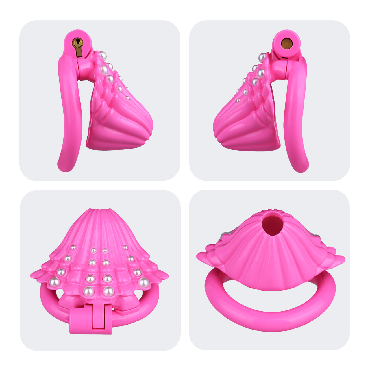 Pearls Chastity Cage - 19