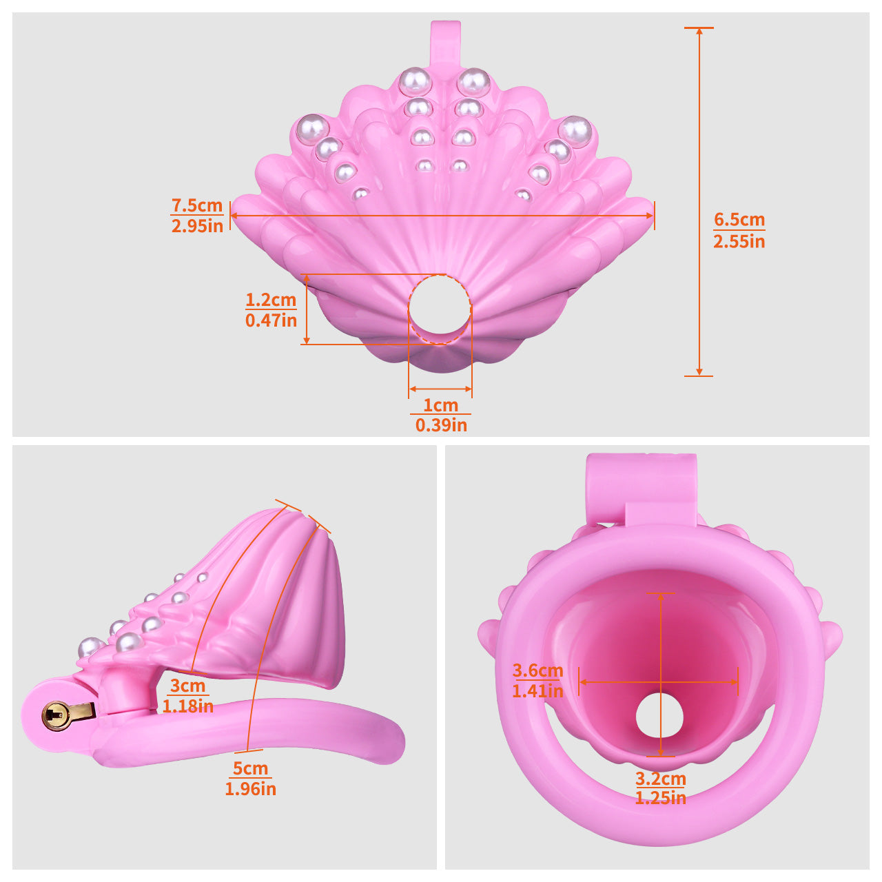Pearls Chastity Cage - 12