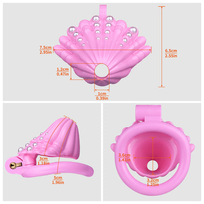 Pearls Chastity Cage - 12