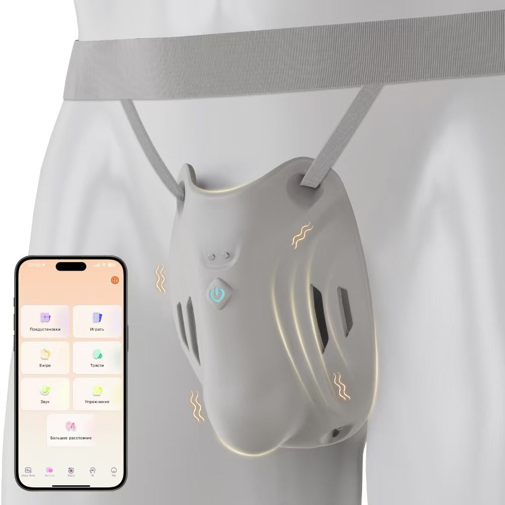 Penis Enlargement App Control Chastity Belt - topchastity