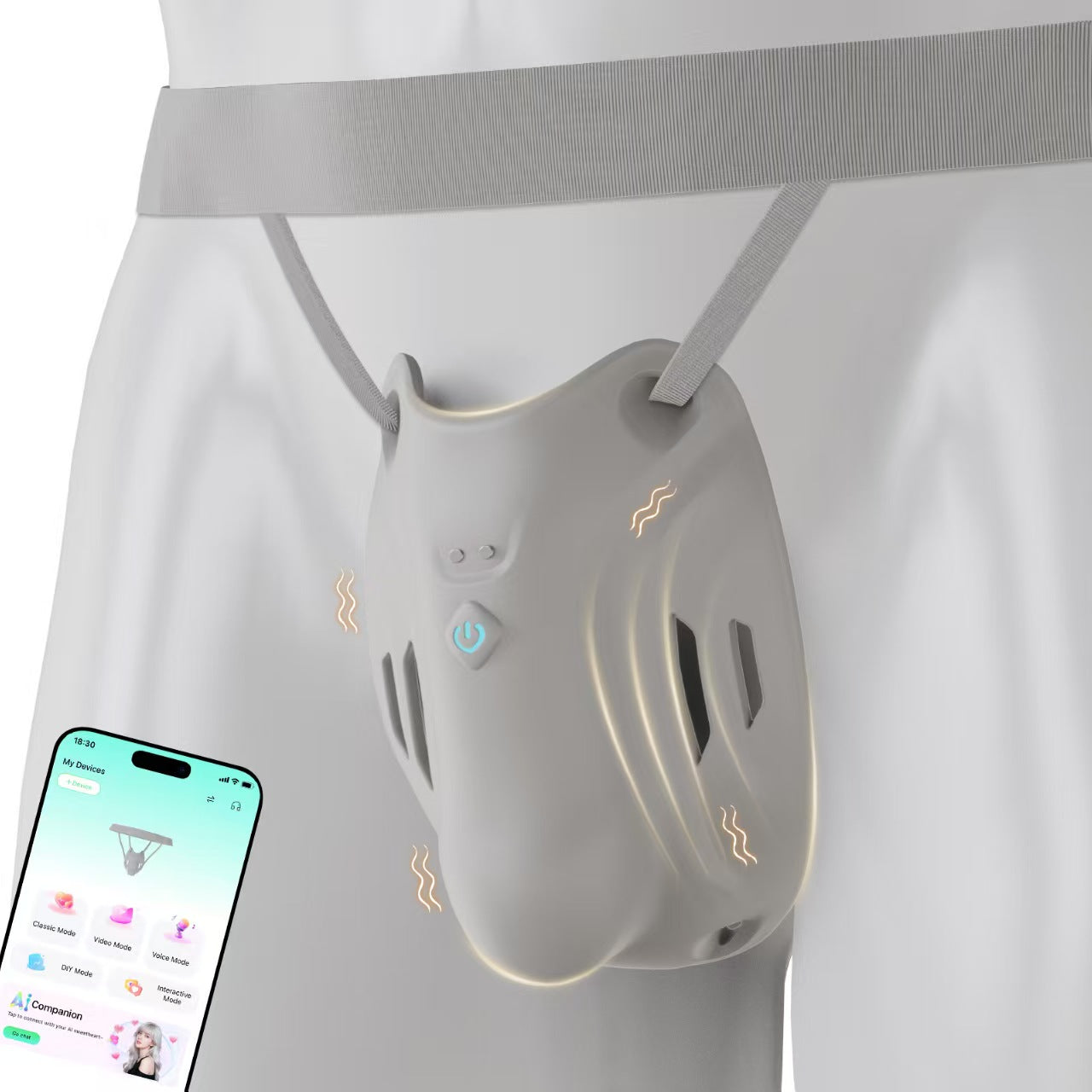 Penis Enlargement App Control Chastity Belt - topchastity