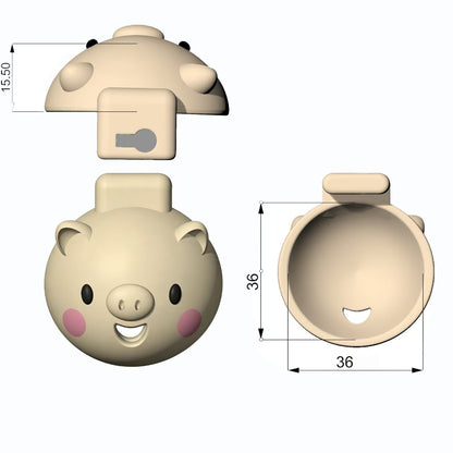Piggy Baby Chastity Cage