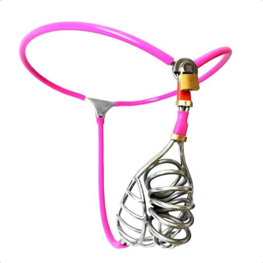Pink Chastity Belt 23 inches to 43 inches