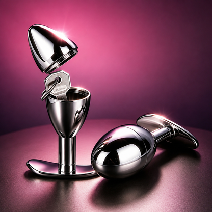 Pink Diamond Secret Storage Metal Anal Plug