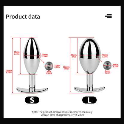 Pink Diamond Secret Storage Metal Anal Plug
