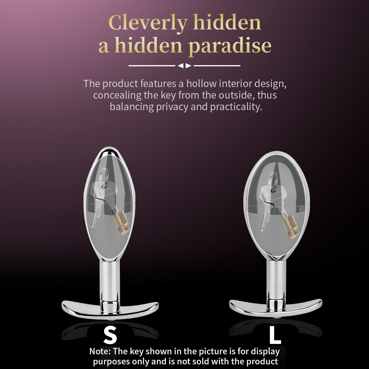 Pink Diamond Secret Storage Metal Anal Plug