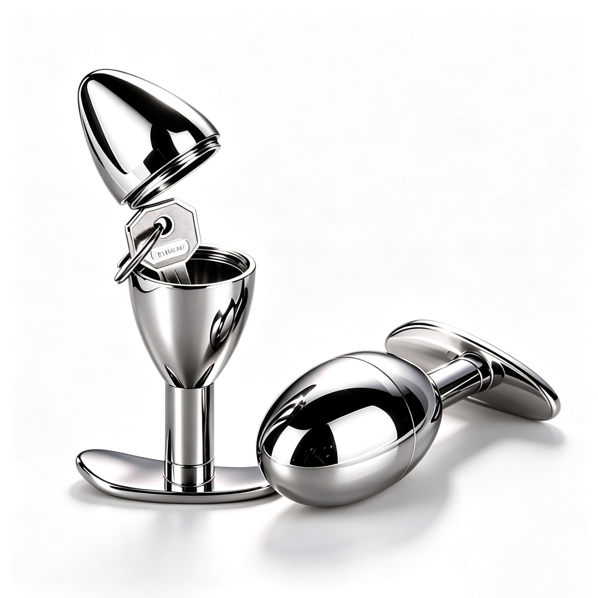 Pink Diamond Secret Storage Metal Anal Plug