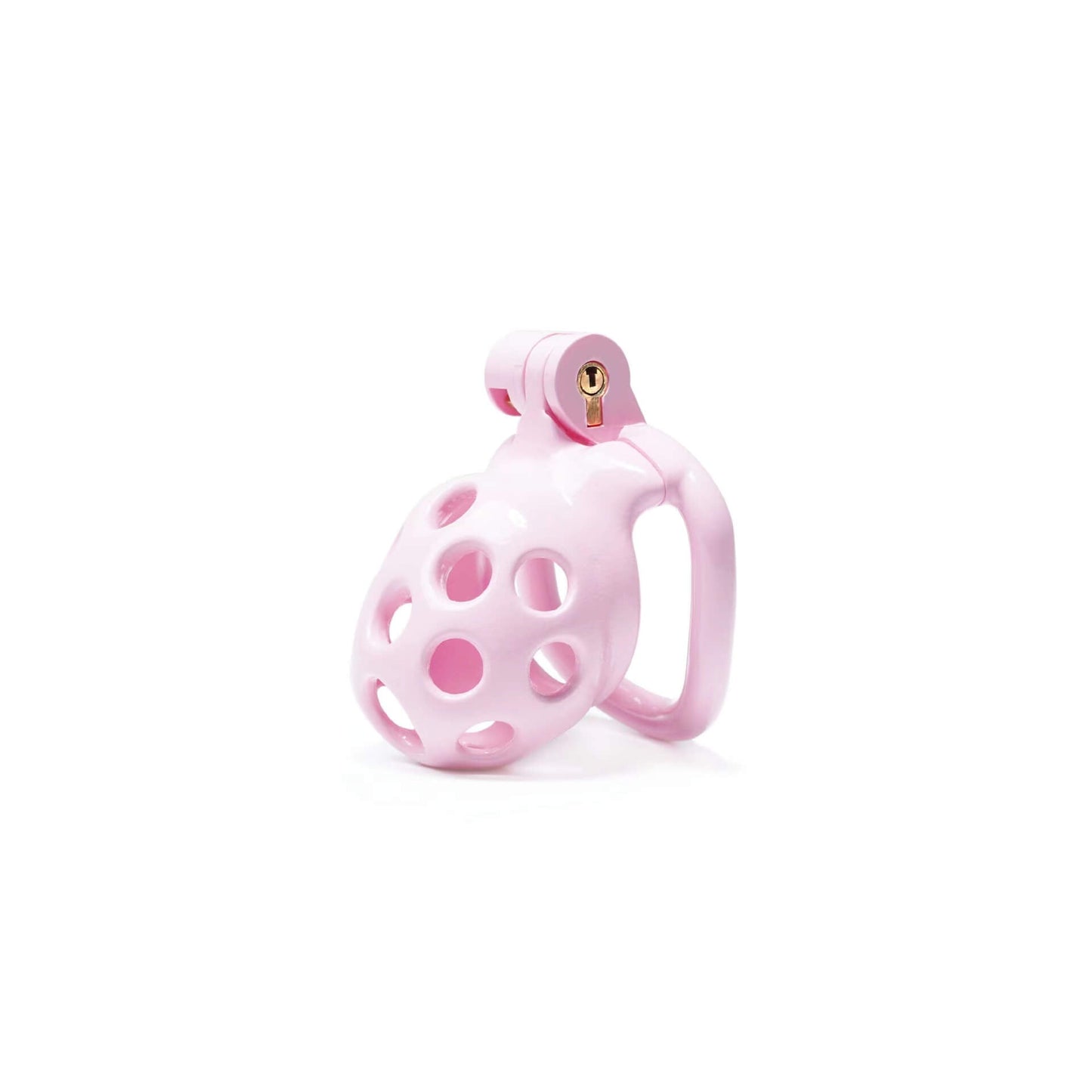Pink Hole Mamba Chastity Cage Kit 1.77 To 4.13 Inches Long