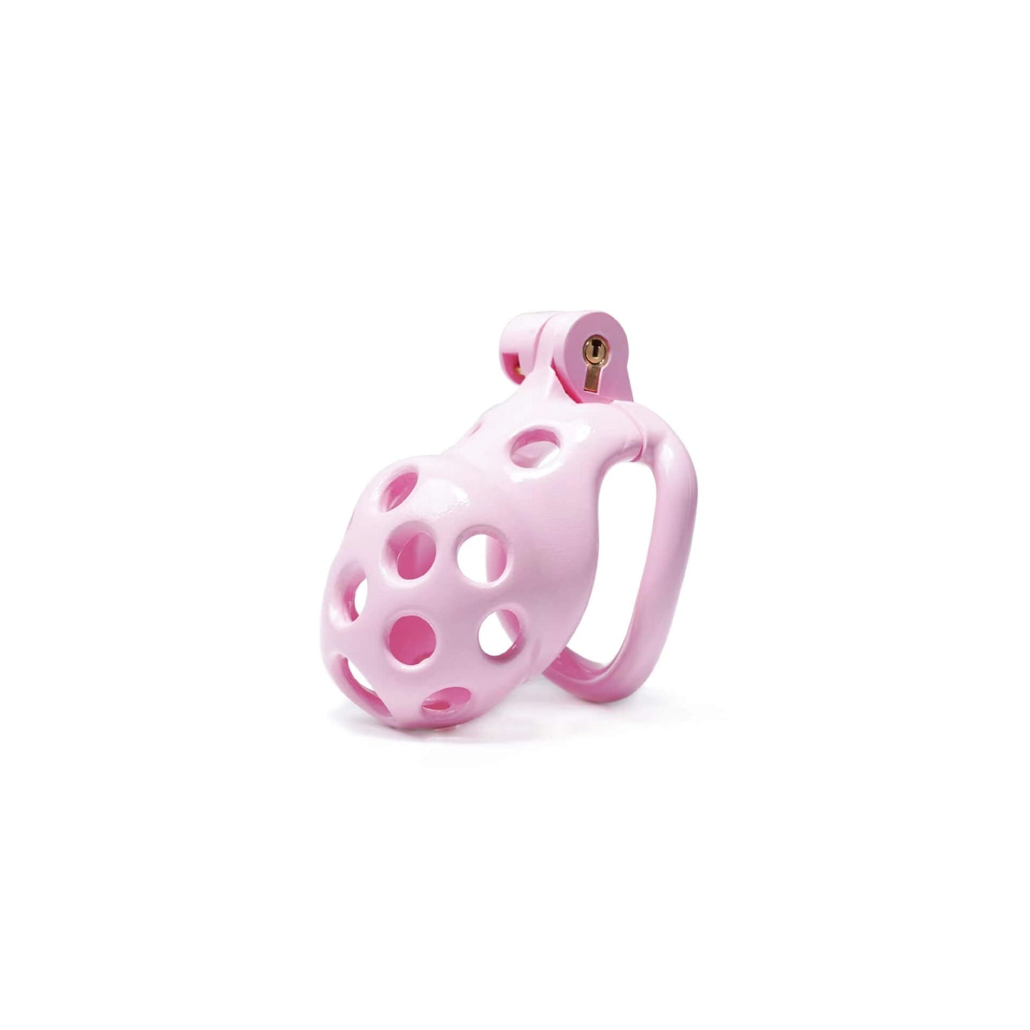 Pink Hole Mamba Chastity Cage Kit 1.77 To 4.13 Inches Long
