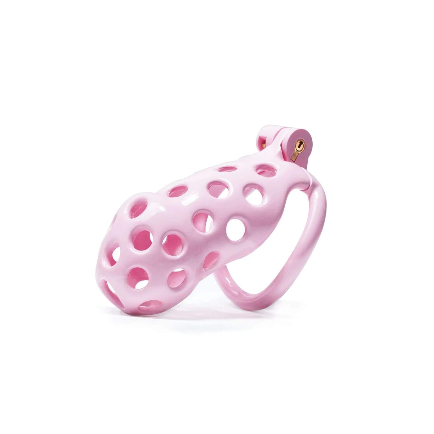 Pink Hole Mamba Chastity Cage Kit 1.77 To 4.13 Inches Long