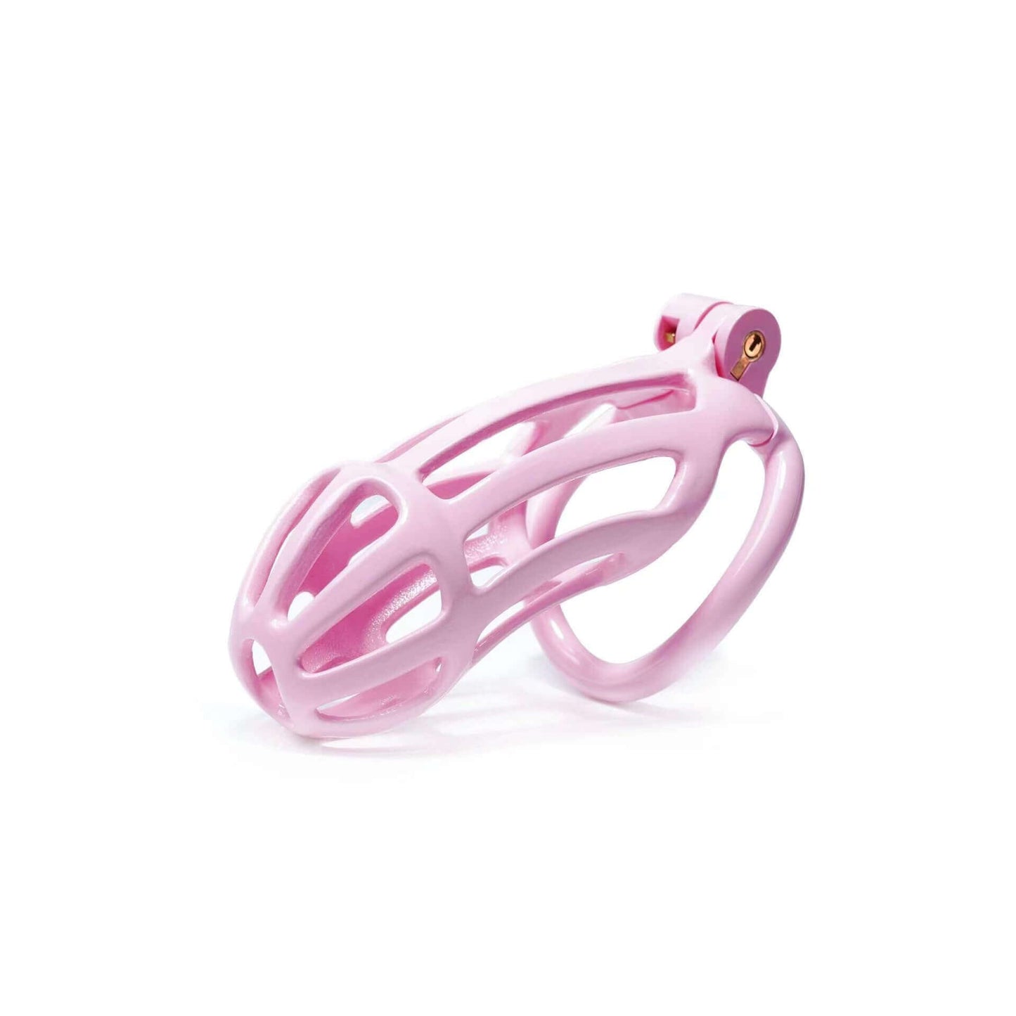 Pink Stripe Mamba Chastity Cage Kit 1.77 To 4.13 Inches Long