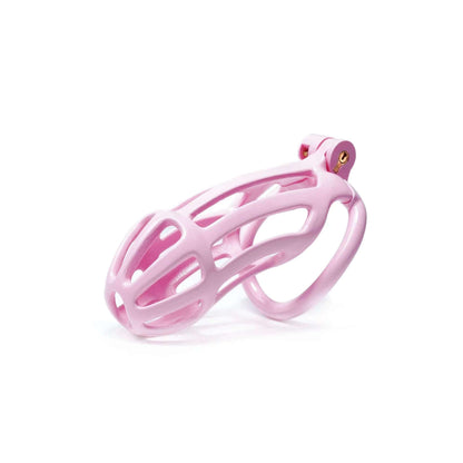 Pink Stripe Mamba Chastity Cage Kit 1.77 To 4.13 Inches Long