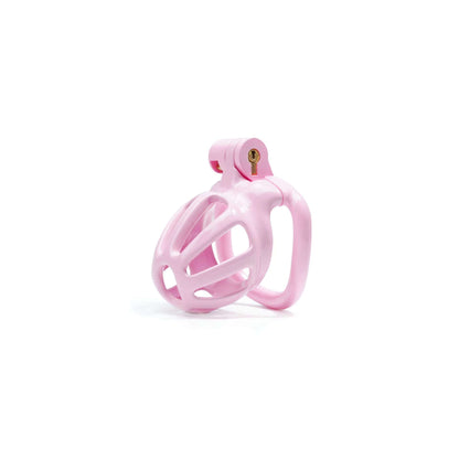 Pink Stripe Mamba Chastity Cage Kit 1.77 To 4.13 Inches Long