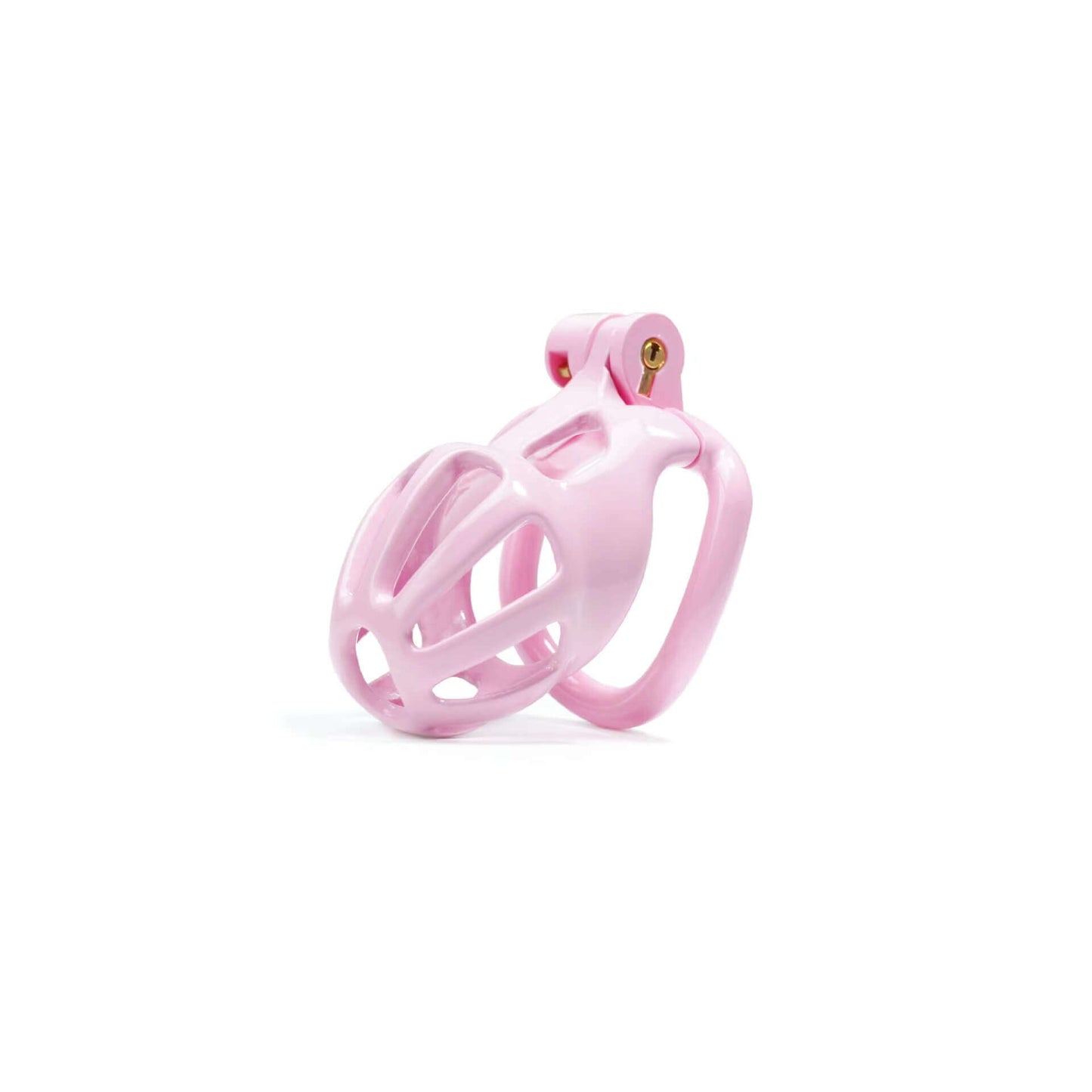 Pink Stripe Mamba Chastity Cage Kit 1.77 To 4.13 Inches Long