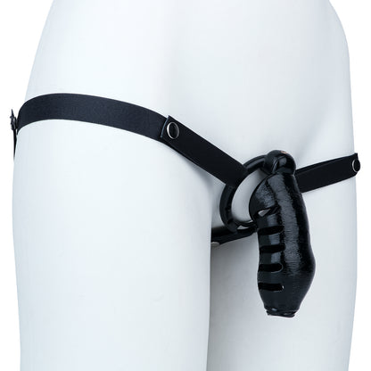 Premium Resin Cock Cage with 4 Interchangeable Rings