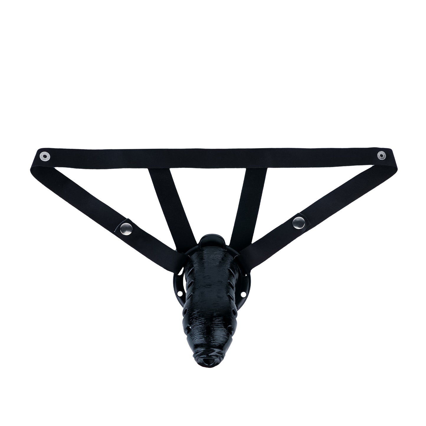 Premium Resin Cock Cage with 4 Interchangeable Rings