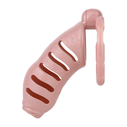 Premium Resin Cock Cage with 4 Interchangeable Rings