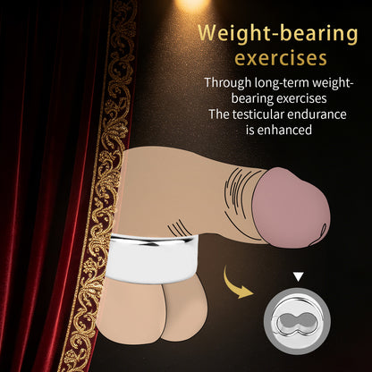 Premium Scrotal Stretcher Weighted Ball Ring