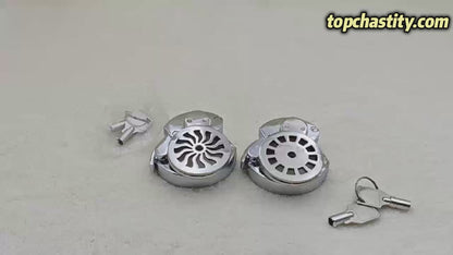 Stainless Steel Adjustable Flat Chastity Cage