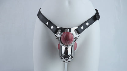 Steel Chastity Belt Bondage - video