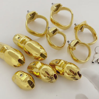 Golden V5 Chastity Cage