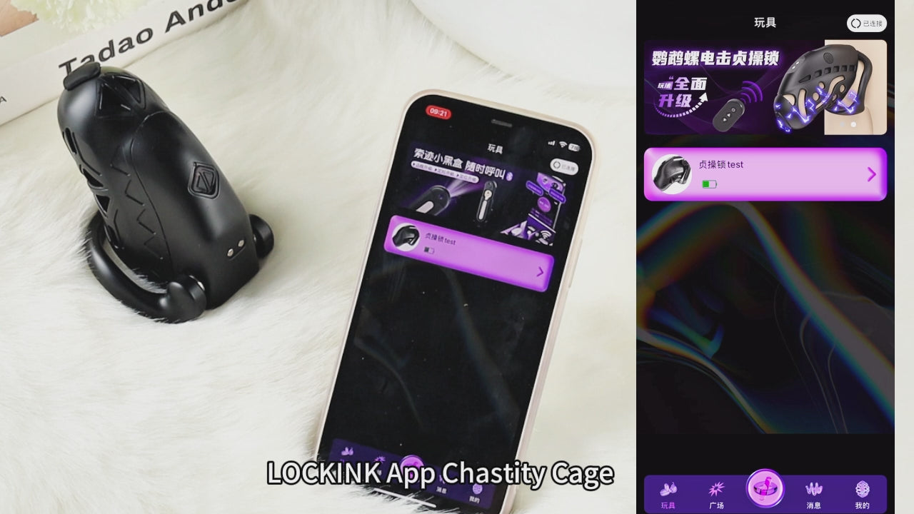 Lockink App Chastity Cage Remotely - video -how to use it?