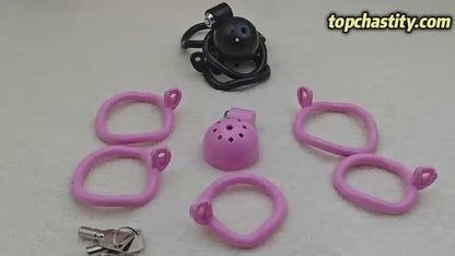 One-Click Unlocking Bell Cock Cage