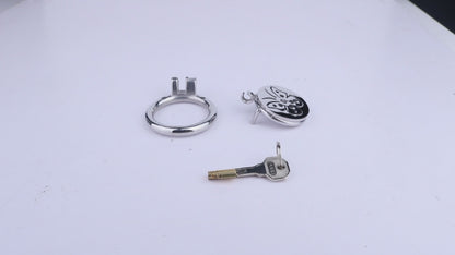 Steel Butterfly Flat Chastity Lock - 4