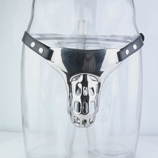 Top#02 Wearable Chastity Cage 