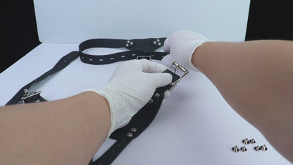 Leather Chastity Auxiliary Strap