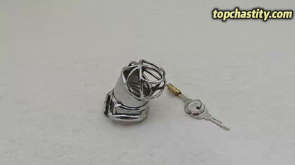 Stainless Steel Stealth Lock Cock Cage