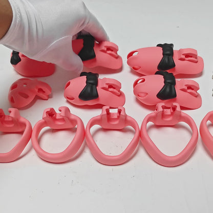 HTV4 Butterfly Knot 3D Chastity Cage