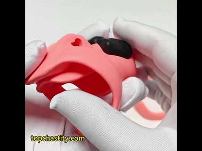 HTV4 Butterfly Knot 3D Chastity Cage
