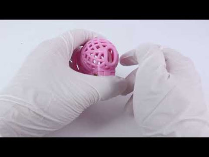 ABS Birdcage Chastity Cage assembly and optional belt product video
