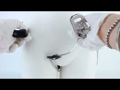 Silver Scale Armor Chain Chastity Pants product video