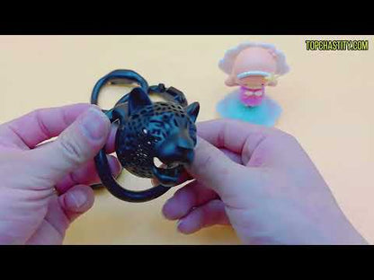 Leopard Head Chastity Cage